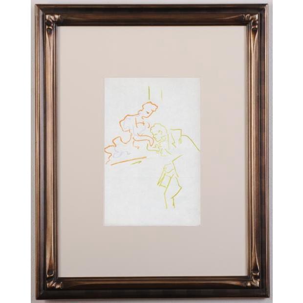 ジャン・コクトー 絵画 版画 オリジナルリトグラフ 絵 ノーサイン