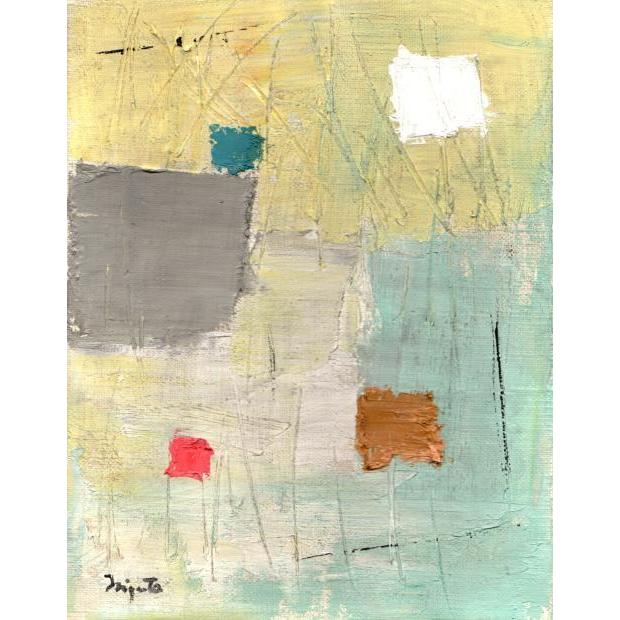 現代アート 絵画 抽象画 油絵 インテリア 宮本廣志 「断片」 額付き