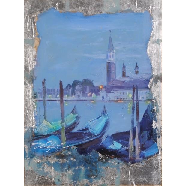 ベネチア 風景画 絵画 イタリア アクリル画 ネイト・ジョルジオ