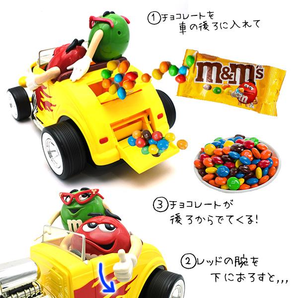USED品 m&m's チョコレート ディスペンサー エムアンドエムズ ホット