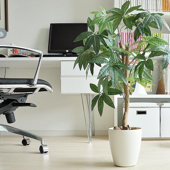 観葉植物 フェイクグリーン 光触媒 パキラ 人工観葉植物 造花 V-CAT