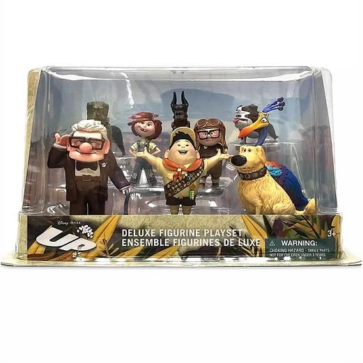 US ディズニーストア 公式 カールじいさんの空飛ぶ家 9P フィギュア