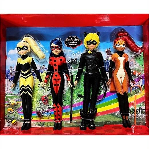 Miraculous Ladybug ミラキュラス ヒーローズ デラックス 4パック限定