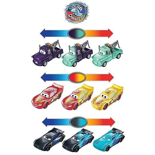 ディズニー ピクサー カーズ カラーチェンジャーズ 3台セット