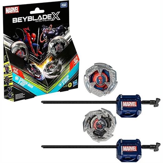 Marvel】 ベイブレード X マーベルコラボ スパイダーマン 3-60F vs