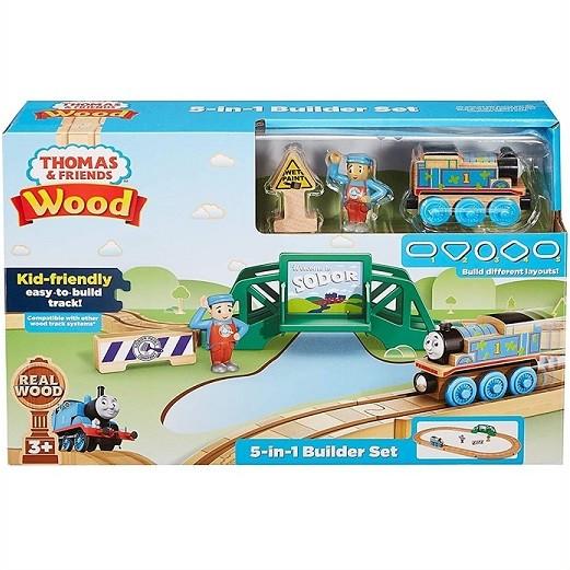 Fisher-Price 】 きかんしゃトーマス 木製レールシリーズ 5WAYビルダー