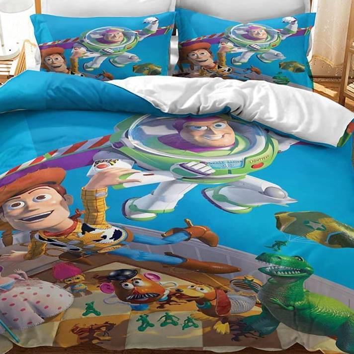 トイストーリー布団カバーセット 布団カバー ピロカバー ウッディ バズ