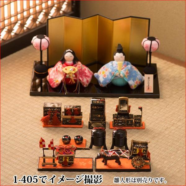 リュウコドウ 小道具雛人形 ひな人形 箪笥・長持・鏡台・針箱・御所車