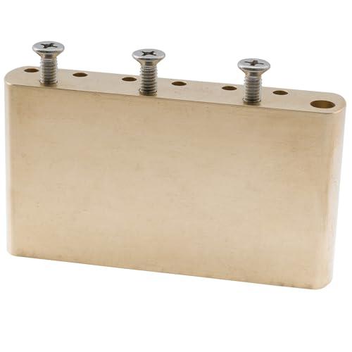 Musiclily Ultraブラス製42mmトレモロブロック11.3mm弦ピッチ USA