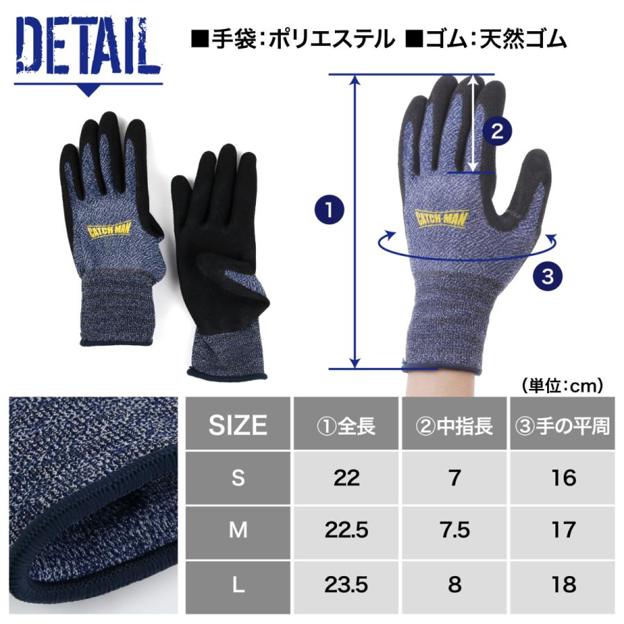 軍手 滑り止め Mサイズ 天然ゴムで低温でも硬くなりにくい しっかり
