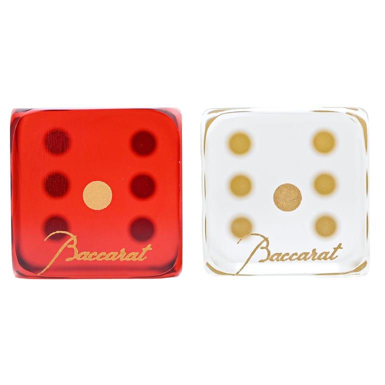 バカラ（Baccarat） ダイス サイコロ 5個セット Jeux クリスタル