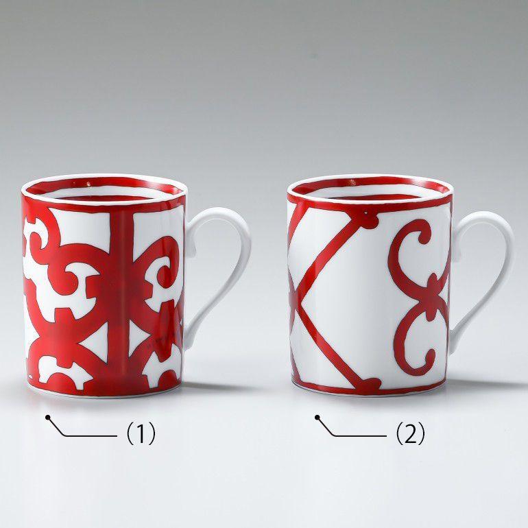 HERMES（エルメス） ガダルキヴィール レッド 011835P0 マグカップ