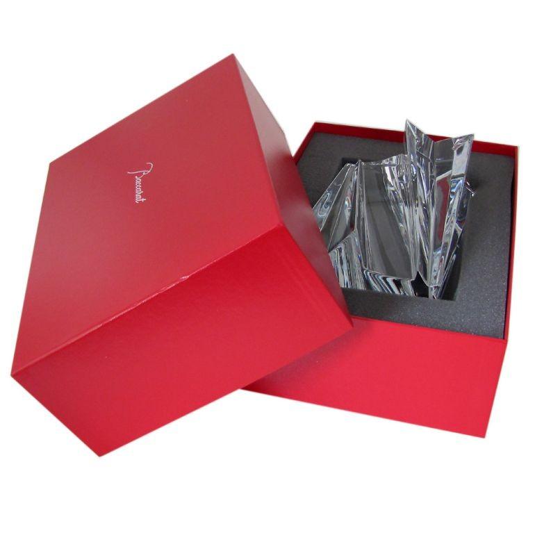 バカラ（Baccarat） クリスタルオブジェ トロフィー ブロック