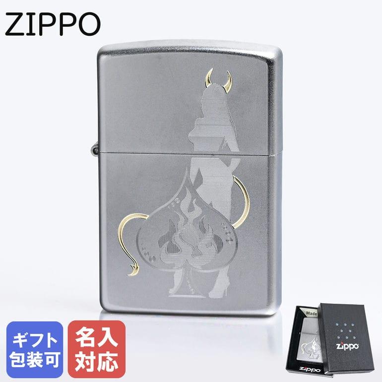 ZIPPO（ジッポー） ライター サテン クローム デビルッシュ エース
