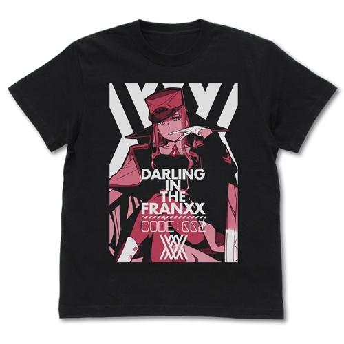 ダーリン・イン・ザ・フランキス ゼロツー Tシャツ BLACK ダリフラ S
