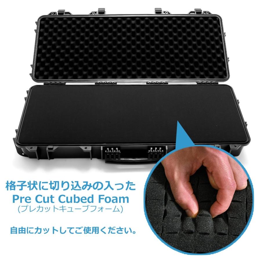 ガンケース ハード セミハードガンケース ライフル用 100cm 樹脂製