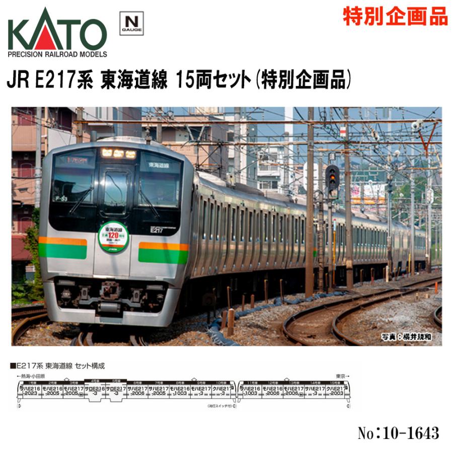 No:10-1643 KATO JR E217系 東海道線 15両セット 【特別企画品】 鉄道