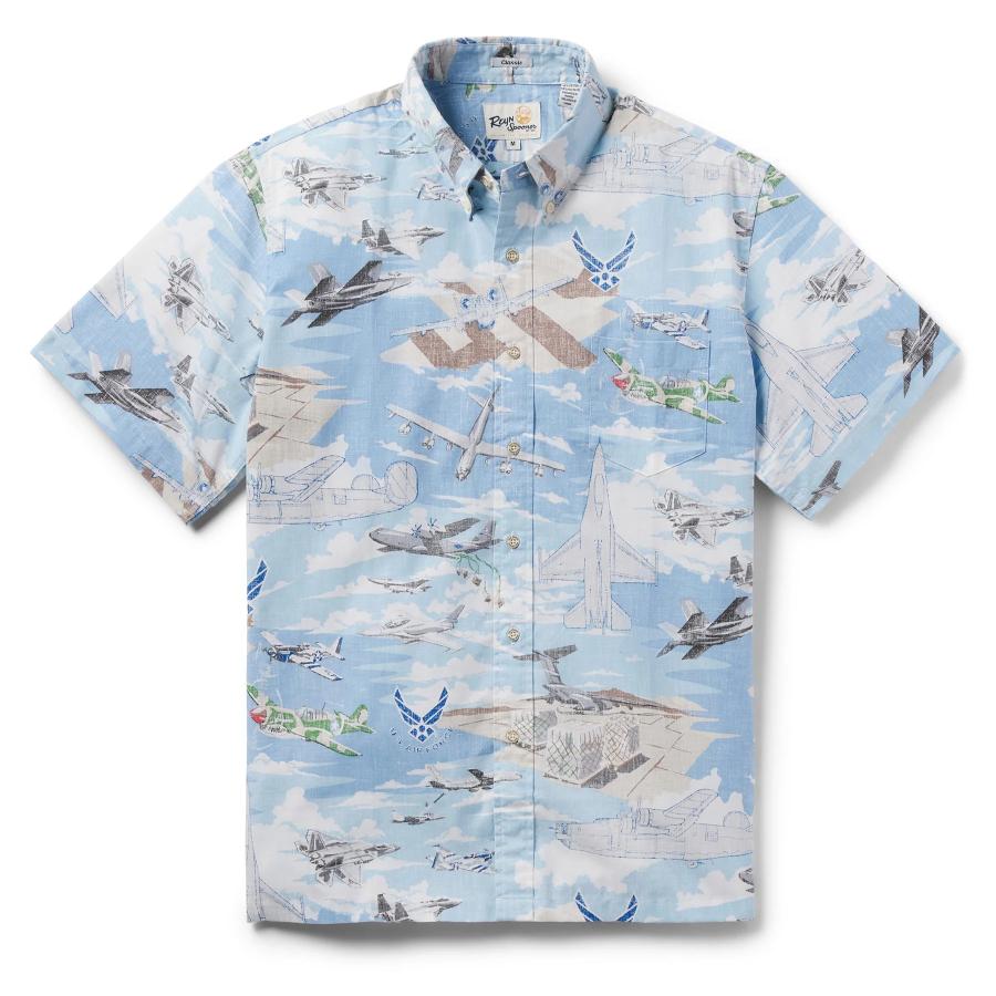 reyn spooner（レインスプーナー） アロハシャツ 半袖 AIR FORCE FLYIN