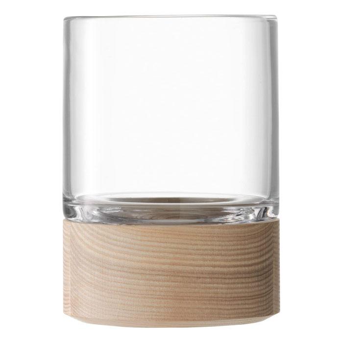 LSA エルエスエー 花器 花瓶 フラワーベース ウッド台付 LSA Lotta