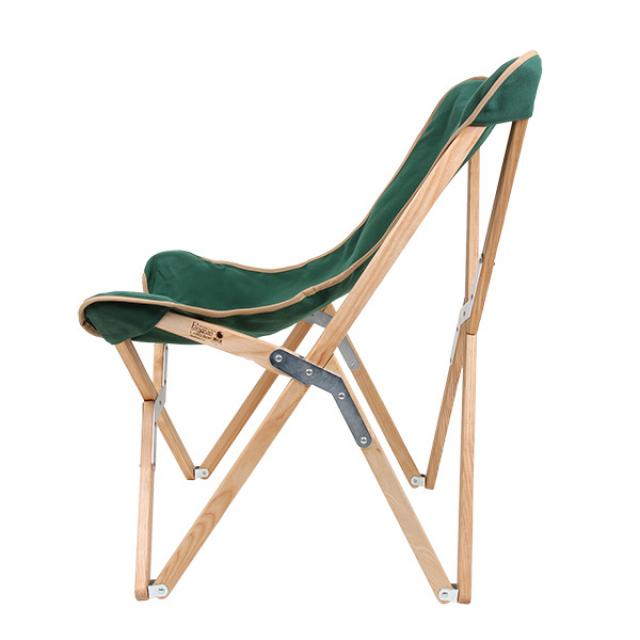 グリーン バタフライ型チェア 訳あり品写真をご確認 SF01-70-01