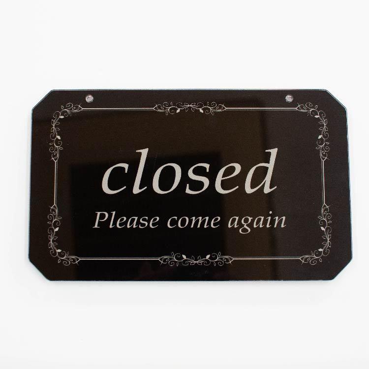 オープン クローズ OPEN CLOSED 看板 アクリル製 おしゃれ 立体感