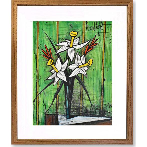絵画 ビュッフェ 黄水仙のブーケ インテリア （ Bernard Buffet