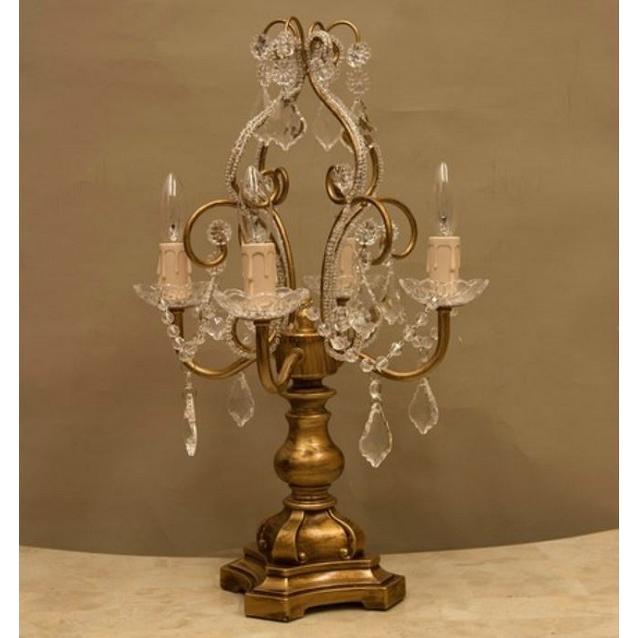 ガラスシャンデリア 4灯 テーブルランプ ケウェウス(ケフェウス)-2