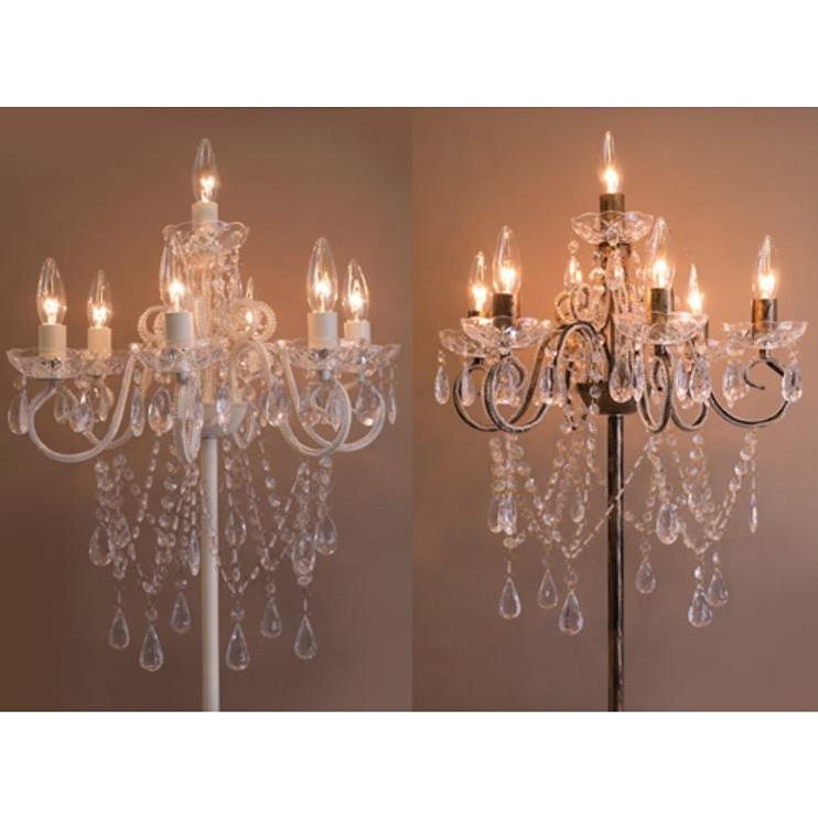 LED電球付】7灯 フロアランプ クリスティ Christy☆E12/電球水雷型