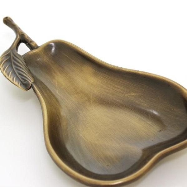 SALE イタリアザマック トレイ リンゴ 洋梨 トレー ブラス 真鍮