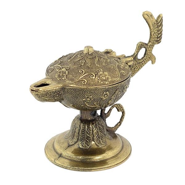 イタリアザマック オイルランプ風小物入れ インテリア インテリア雑貨