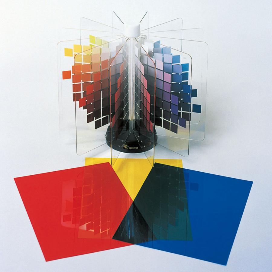 日本色研 色立体 PCCS体系 12色相 小型 色立体模型 A5判 アクリル板