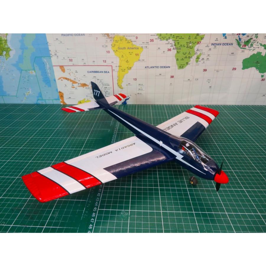 航空法規制外】「ブルーエンジェル」重量53g 翼長480mm ミニスタント機