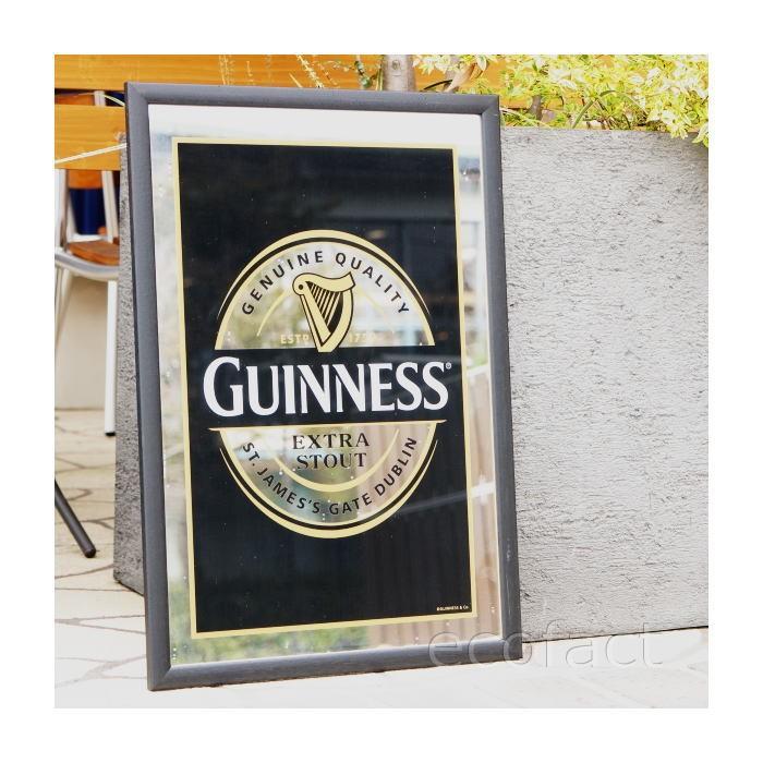 パブミラー バーミラー 鏡 壁掛け ギネスビール ラベル（Guinness