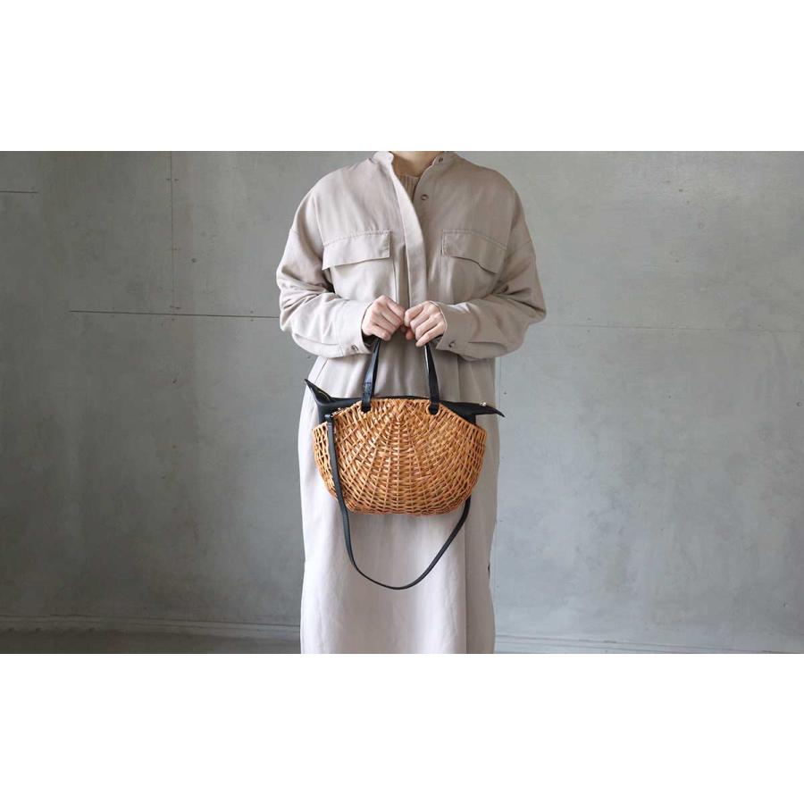 ikot（イコット） バスケット ラタンバスケット 肩掛け かごバッグ