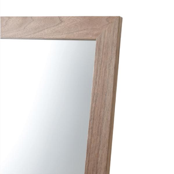 スタンドミラー ミラー 鏡 トリコ ブラウン 茶色 おしゃれ 北欧 天然木