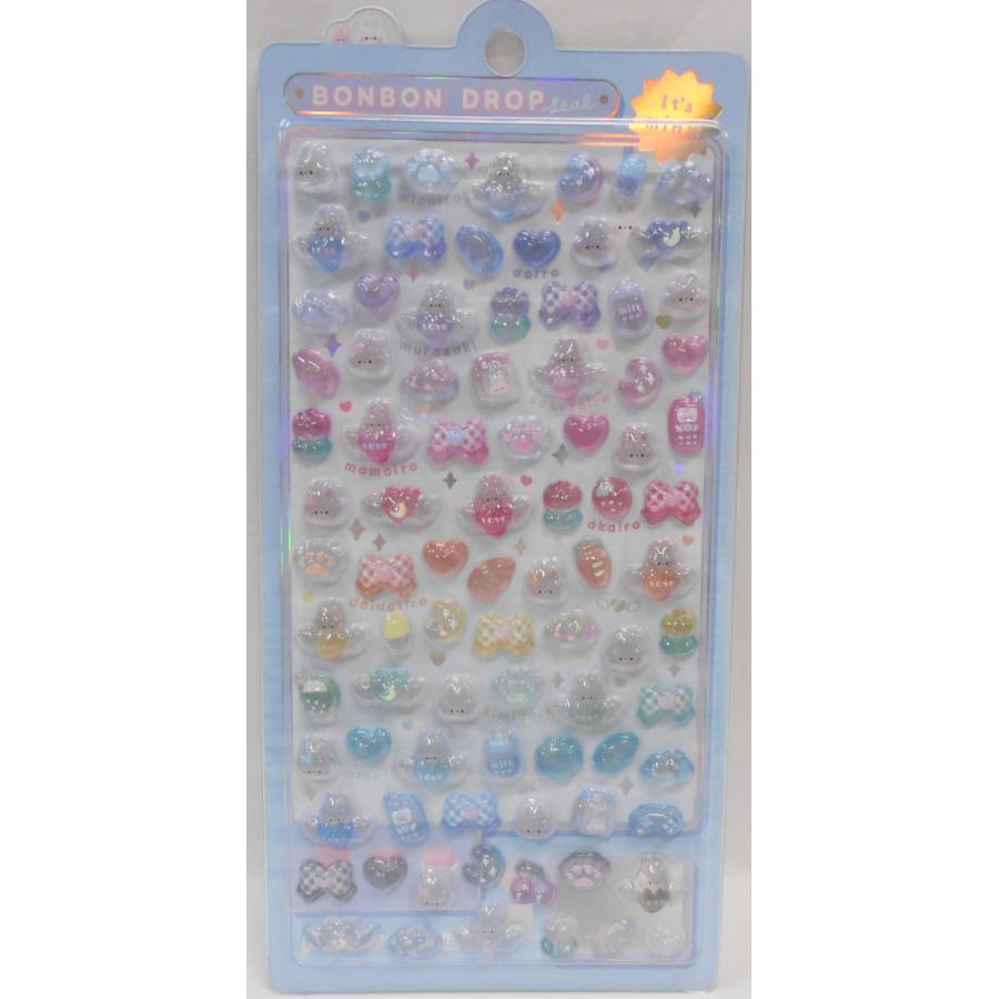 Q-LiA（クーリア） ボンボンドロップシール(ミニ) なないろボンボン