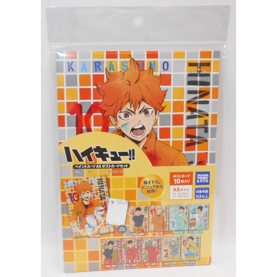 ハイキュー！！ ペイントスーツ A5ポストカードセット : 玩具と文具