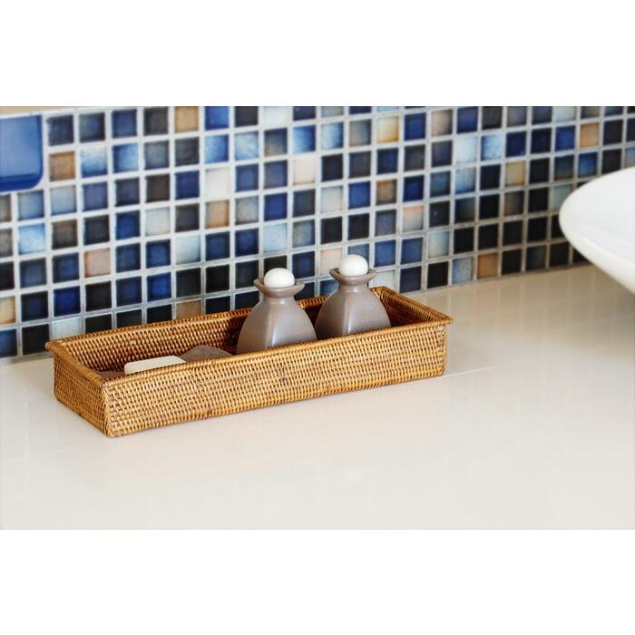 アタ 編まれた 長方形 トレイバスケット 2442 : アジア工房 - 通販