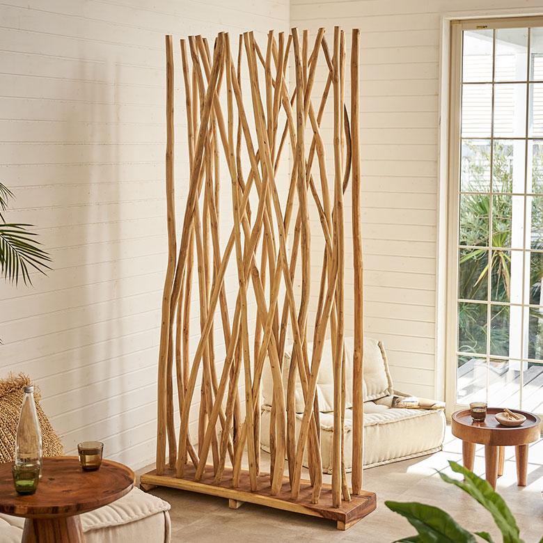 パーテーション 間仕切り おしゃれ 木製 衝立 200cm 自立 目隠し