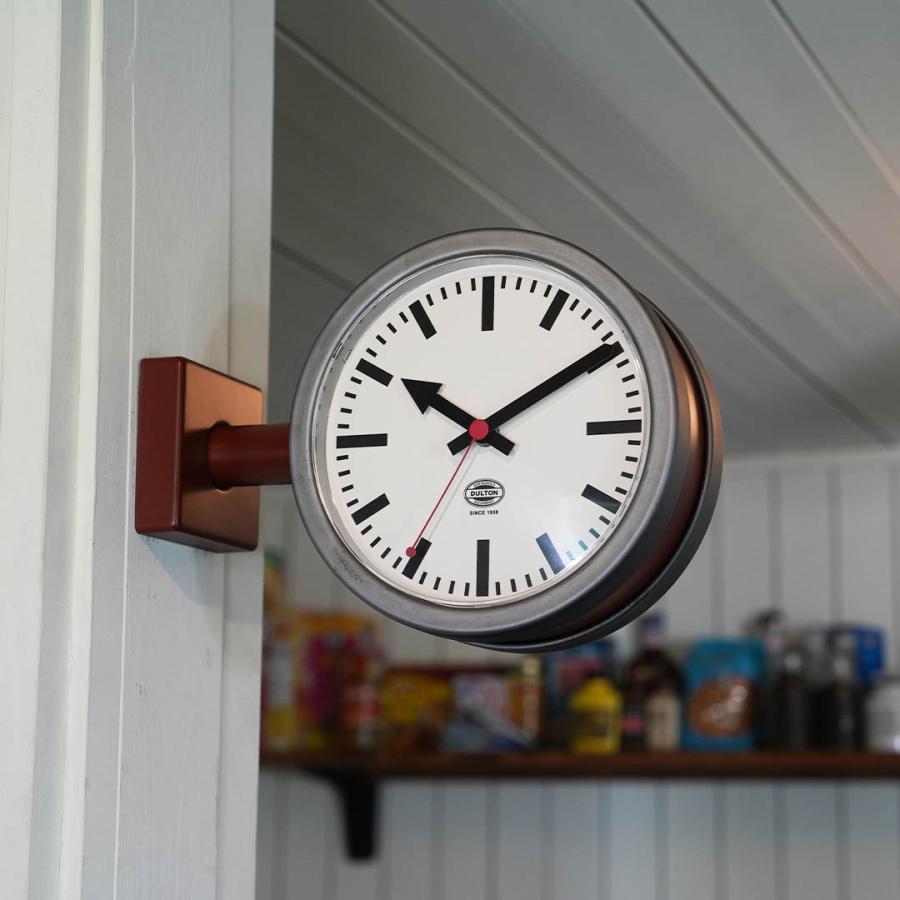 DULTON（ダルトン） ウォールクロック 両面時計 壁掛け時計 ダブル