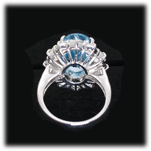ブルートパーズ リング 指輪 大粒 7.0ct SV925 11月 誕生石 天然石