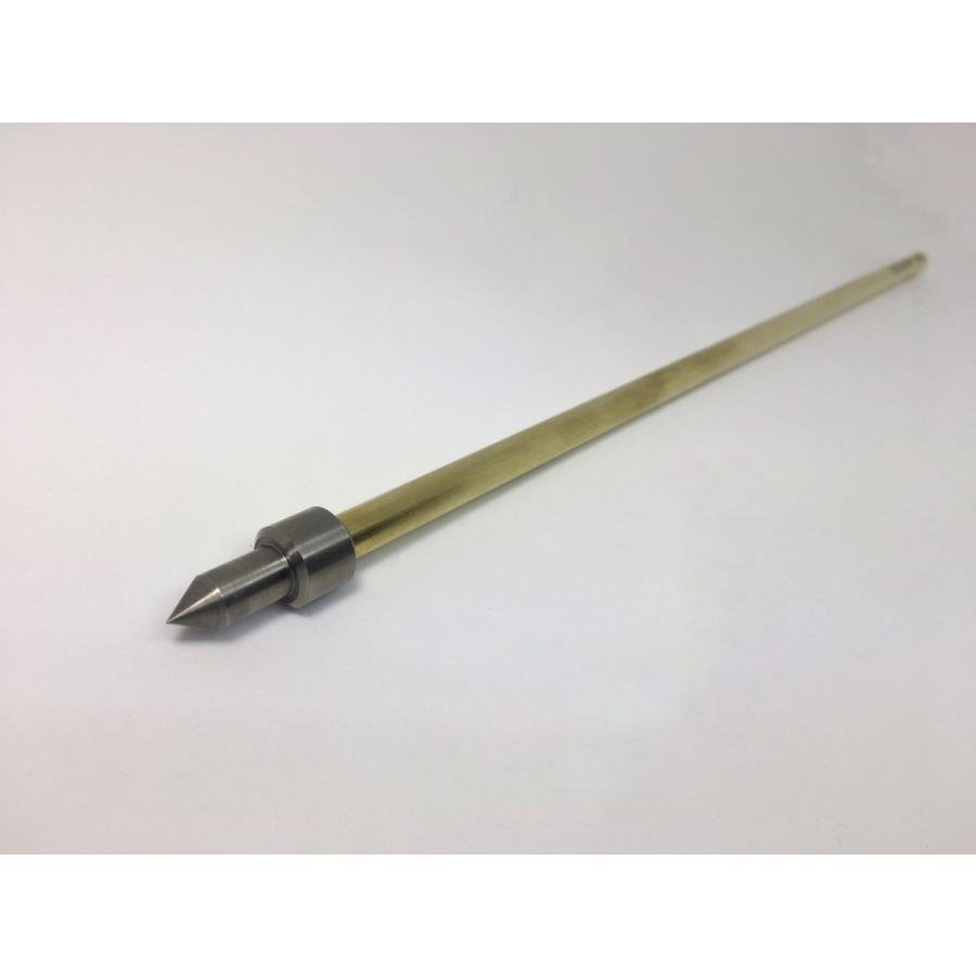 バスクラリネット エンドピン 座奏用 チタン入り真鍮 先端チタン