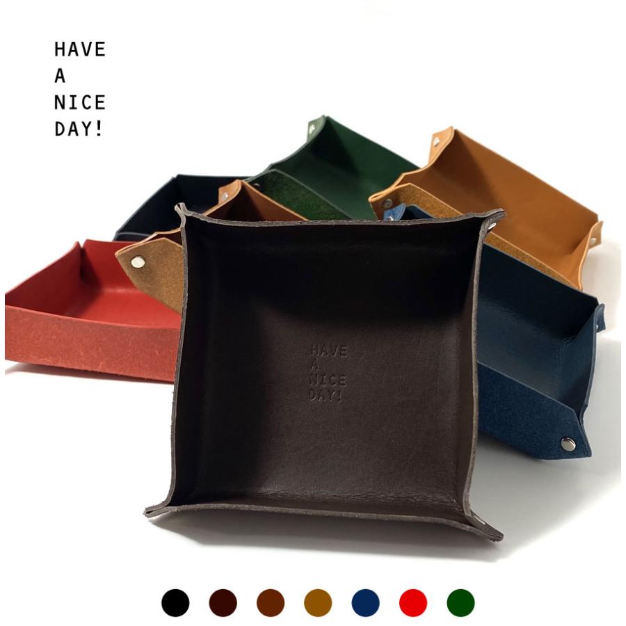 レザートレイ 小物入れ 革 かわいい 牛革 本革 手作り ヌメ革 革小物