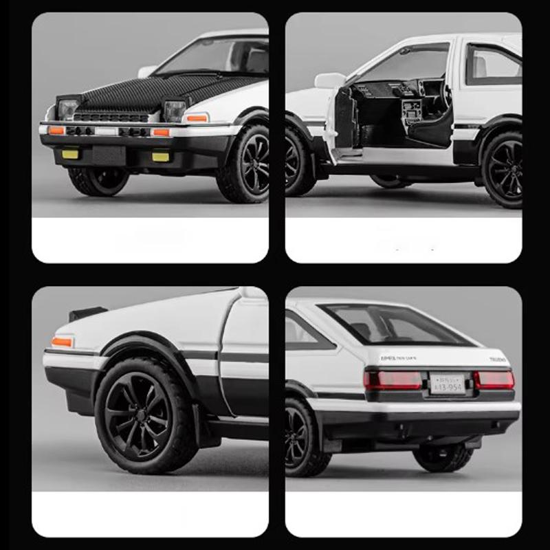 トヨタ（TOYOTA） AE86 SPRINTER トレノ 1/36 ミニカー 合金モデル