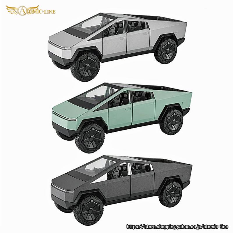 テスラ TESLA サイバートラック 1/24 ミニカー 全3色 ライト点灯