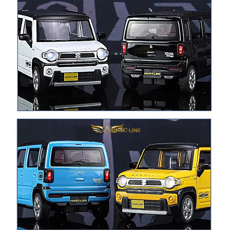 SUZUKI ハスラー HUSTLER 1/22 ミニカー 全4色 ライト点灯 エンジン