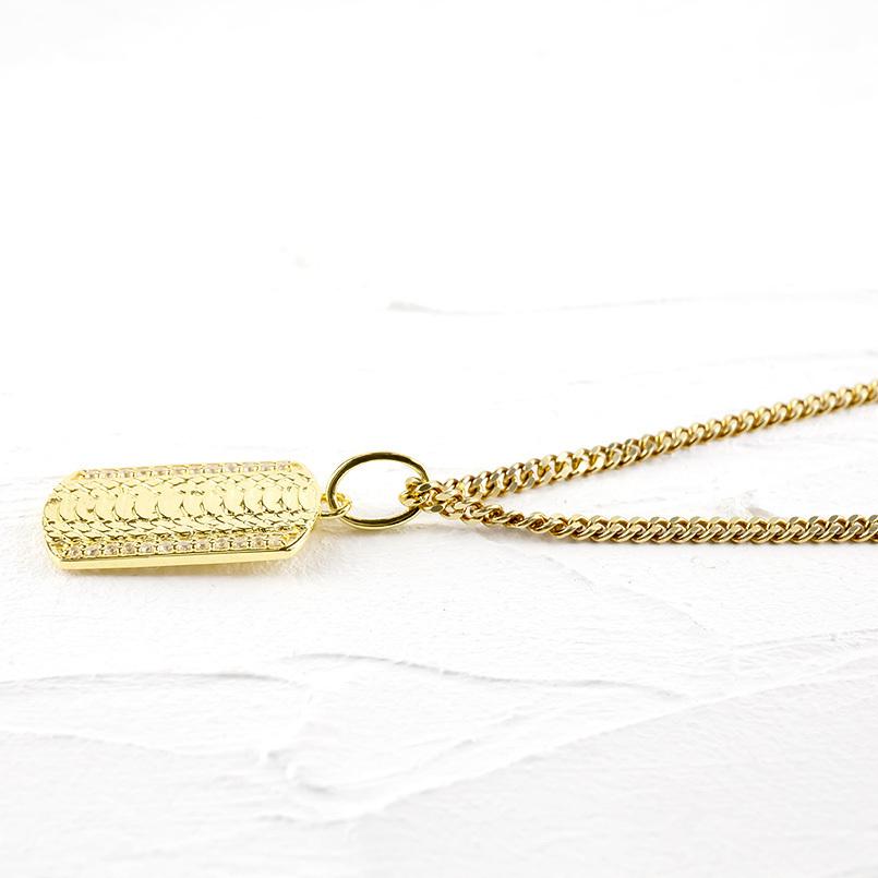 喜平 トップ 18金 ネックレス ダイヤモンド メンズ 蛇腹 ペンダント