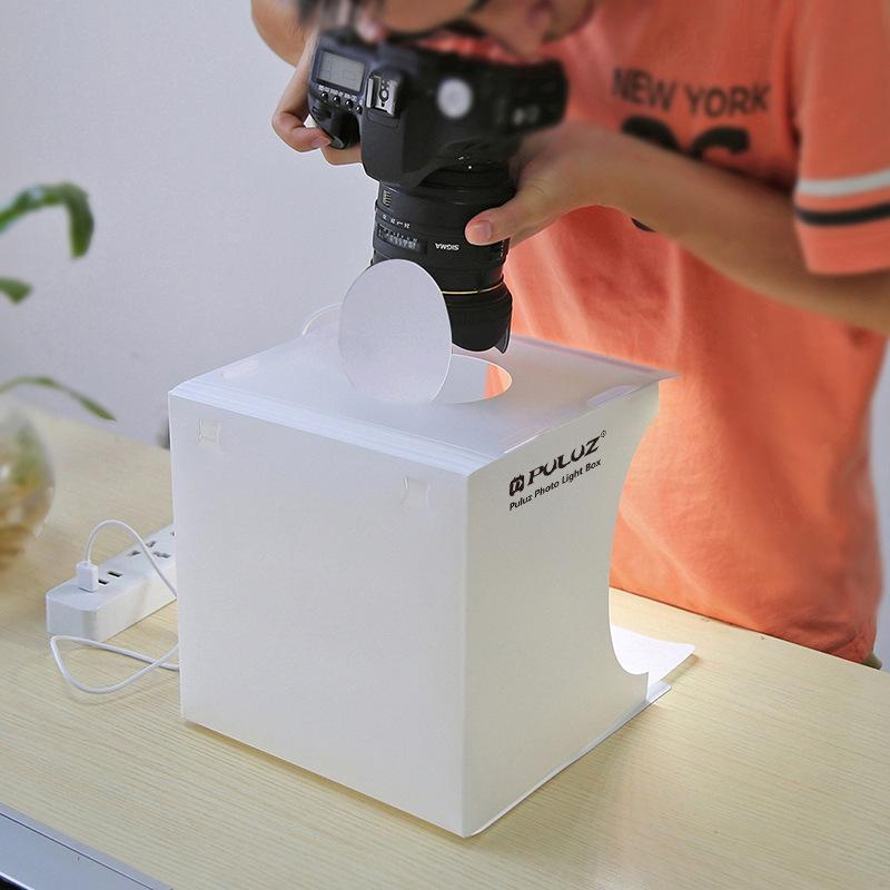 折りたたみ式簡易スタジオ 撮影ボックス ミニ撮影スタジオ LEDライト