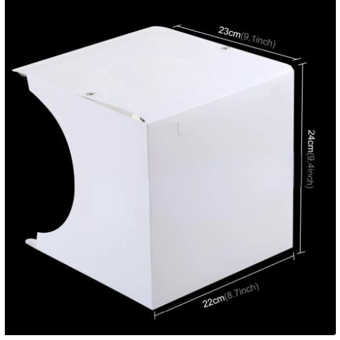 折りたたみ式簡易スタジオ 撮影ボックス ミニ撮影スタジオ LEDライト