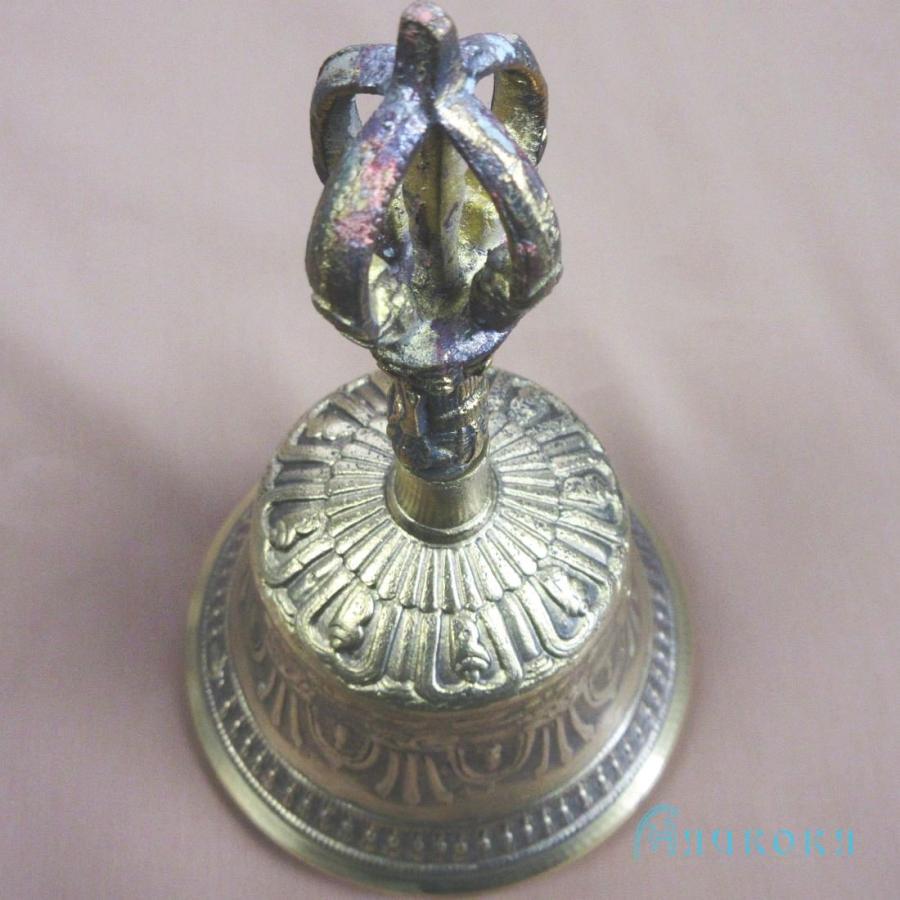 ガンター 金剛鈴 Lサイズ チベット密教法具 : オーロラYahoo!店 - 通販